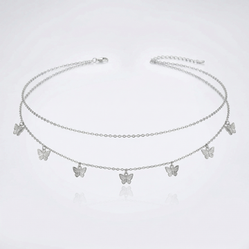Double Layer Butterfly Waist Chain – Gold or Silver