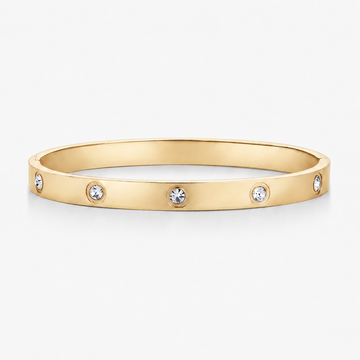Crystal Bangle Bracelet – Gold & Silver