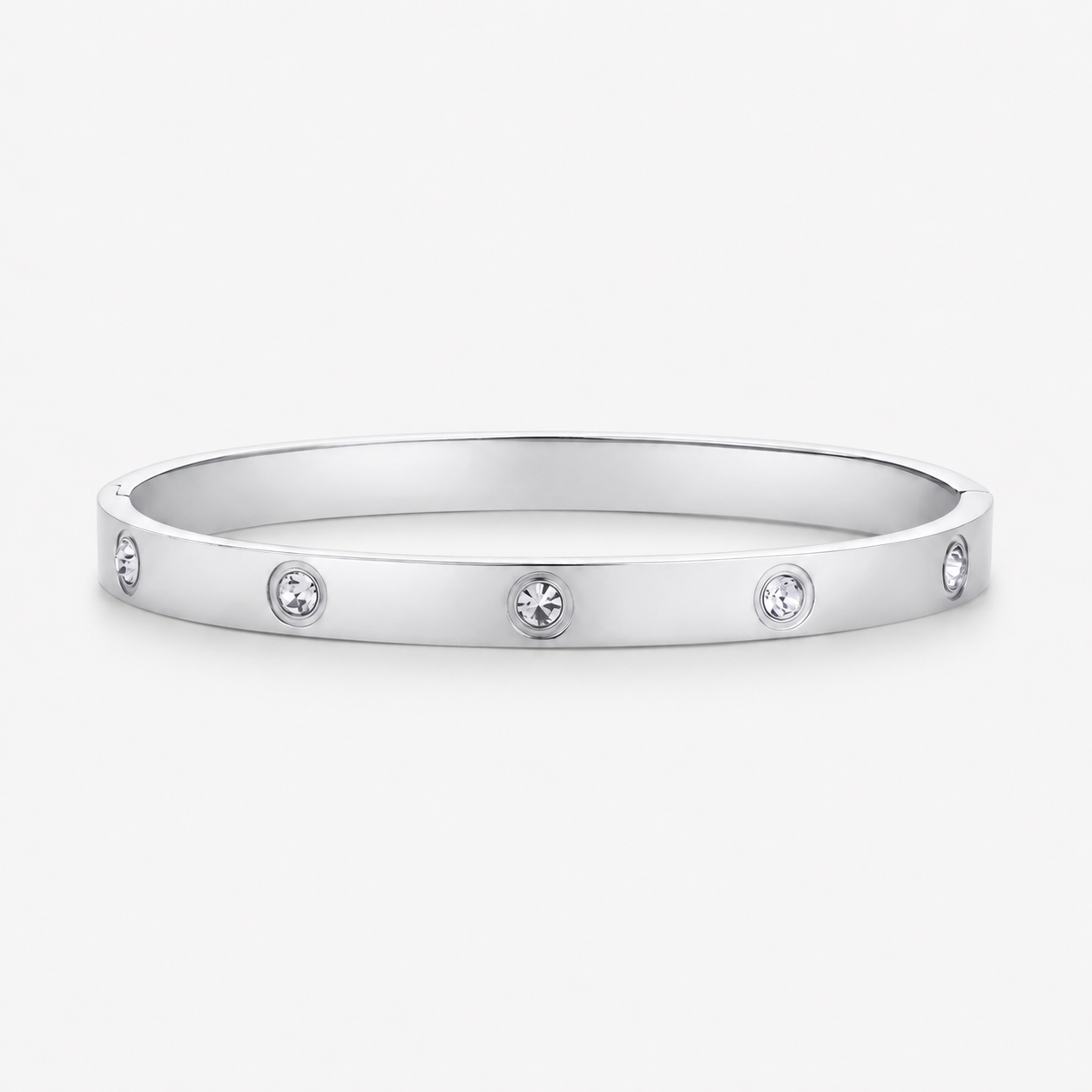 Crystal Bangle Bracelet – Gold & Silver