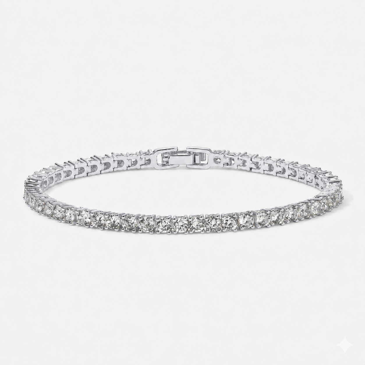 Crystal Tennis Bracelet – Gold, Silver & Rose Gold