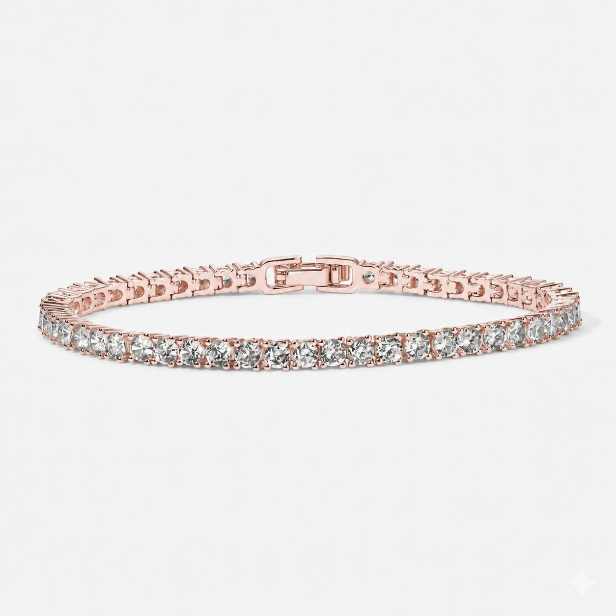 Crystal Tennis Bracelet – Gold, Silver & Rose Gold