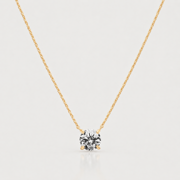 Swarovski Solitaire Pendant Necklace – Gold, Silver & Rose Gold