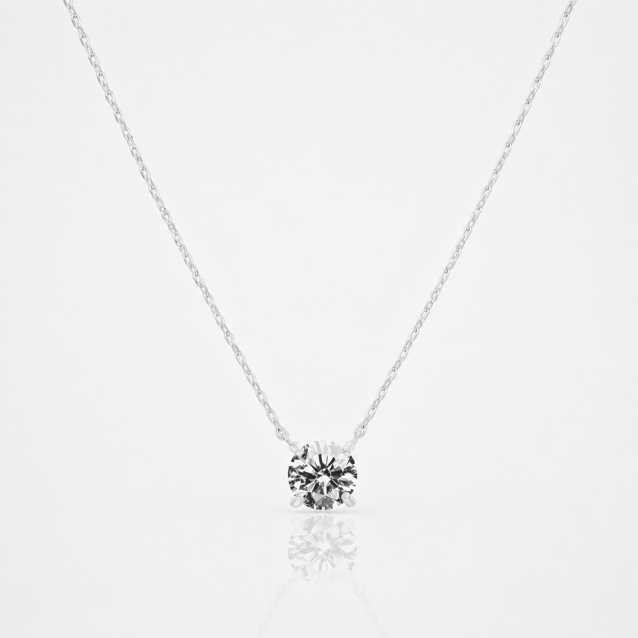 Swarovski Solitaire Pendant Necklace – Gold, Silver & Rose Gold